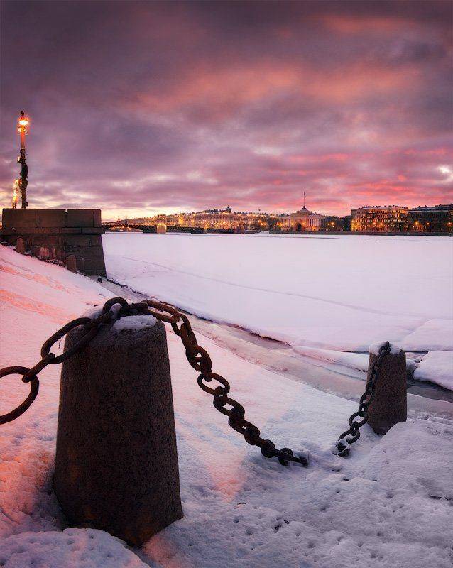 санкт-петербург, город, зима, Дмитрий Воронцов
