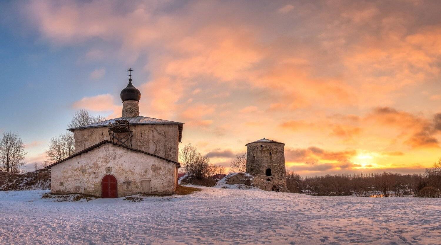 Архитектура, Панорама, Пейзаж, Псков, Roman Dmitriev