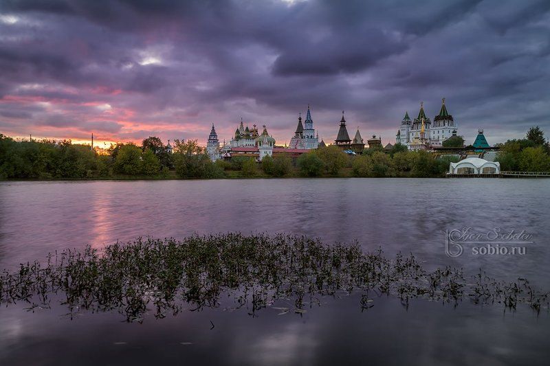 architecture, city, cityscape, e, вечер, закат, измайлово, москва, россия Смеркалось... фото превью