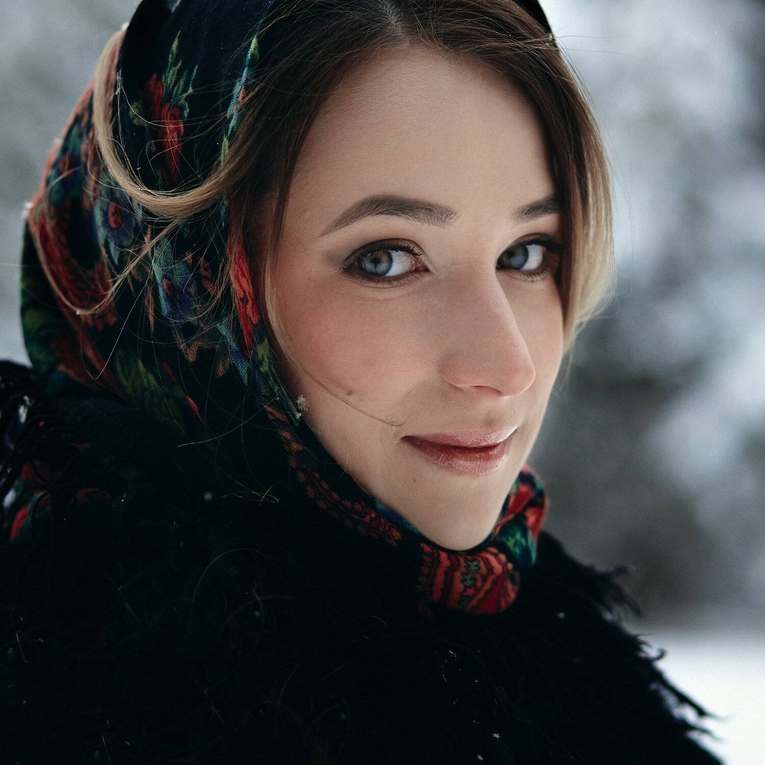 Portrait, Портерт, Портрет девушки, Цвелёв Дмитрий