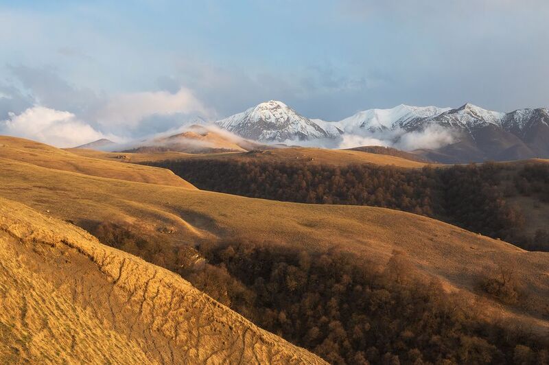 актопрак, кавказ, горы, кбр, перевал, свет Золото Актопрака фото превью