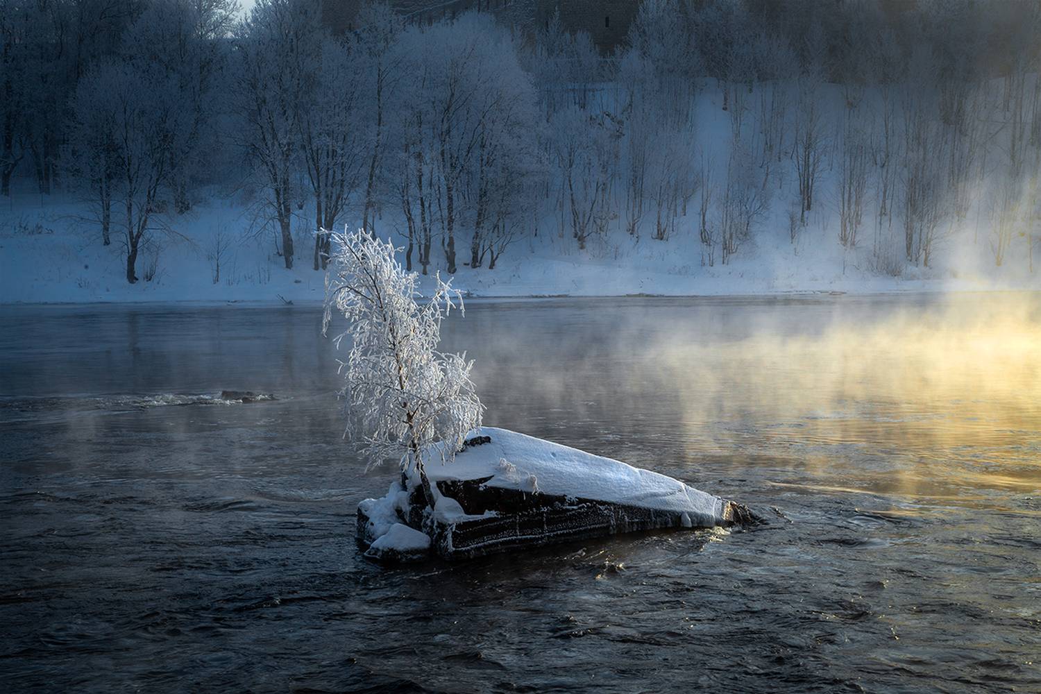 нарва зима река береза, Четвертной Сергей