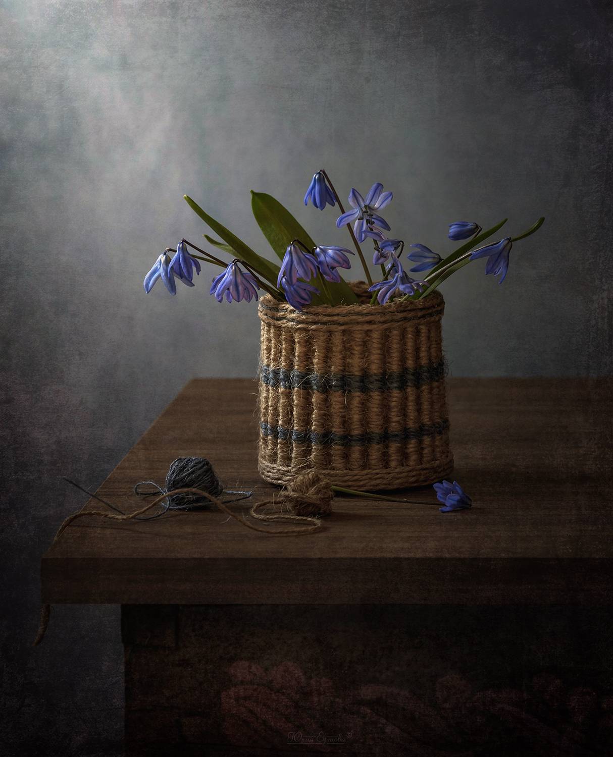 пролески, первоцветы, натюрморт, Ершова Юлия