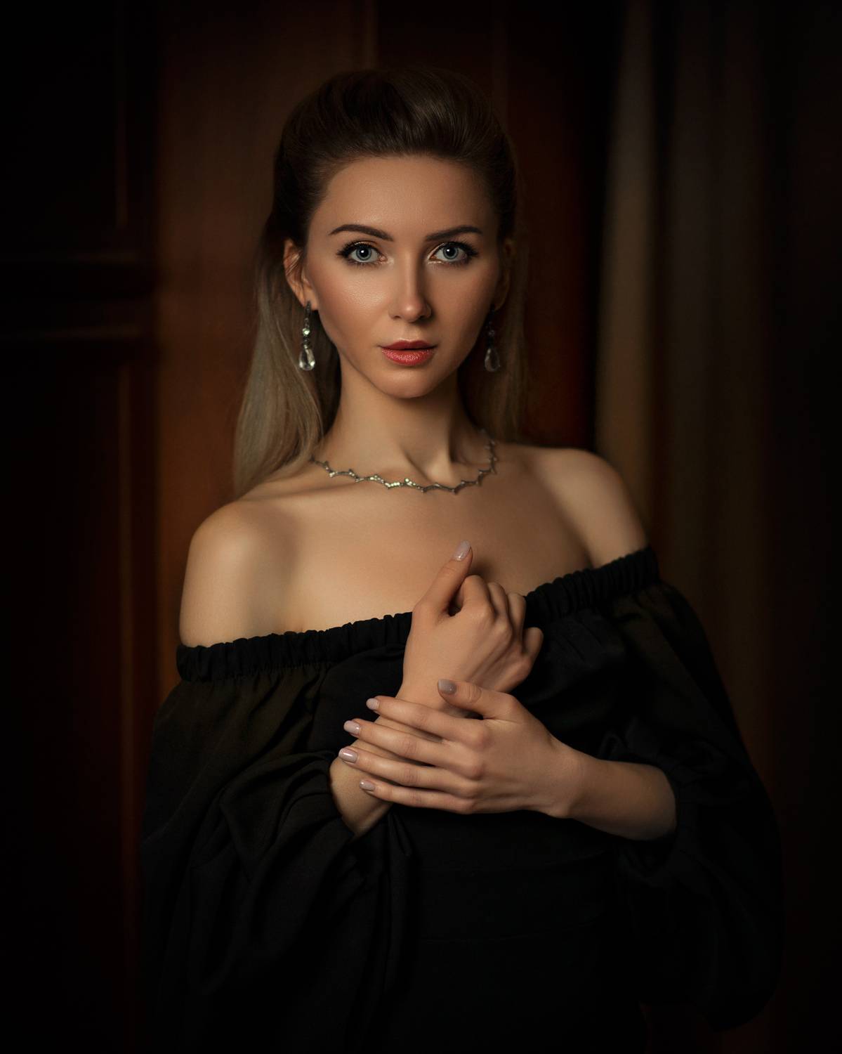 girl, model,hot, studio, portrait, black, light, young, summer, sexy, Максимов Станислав