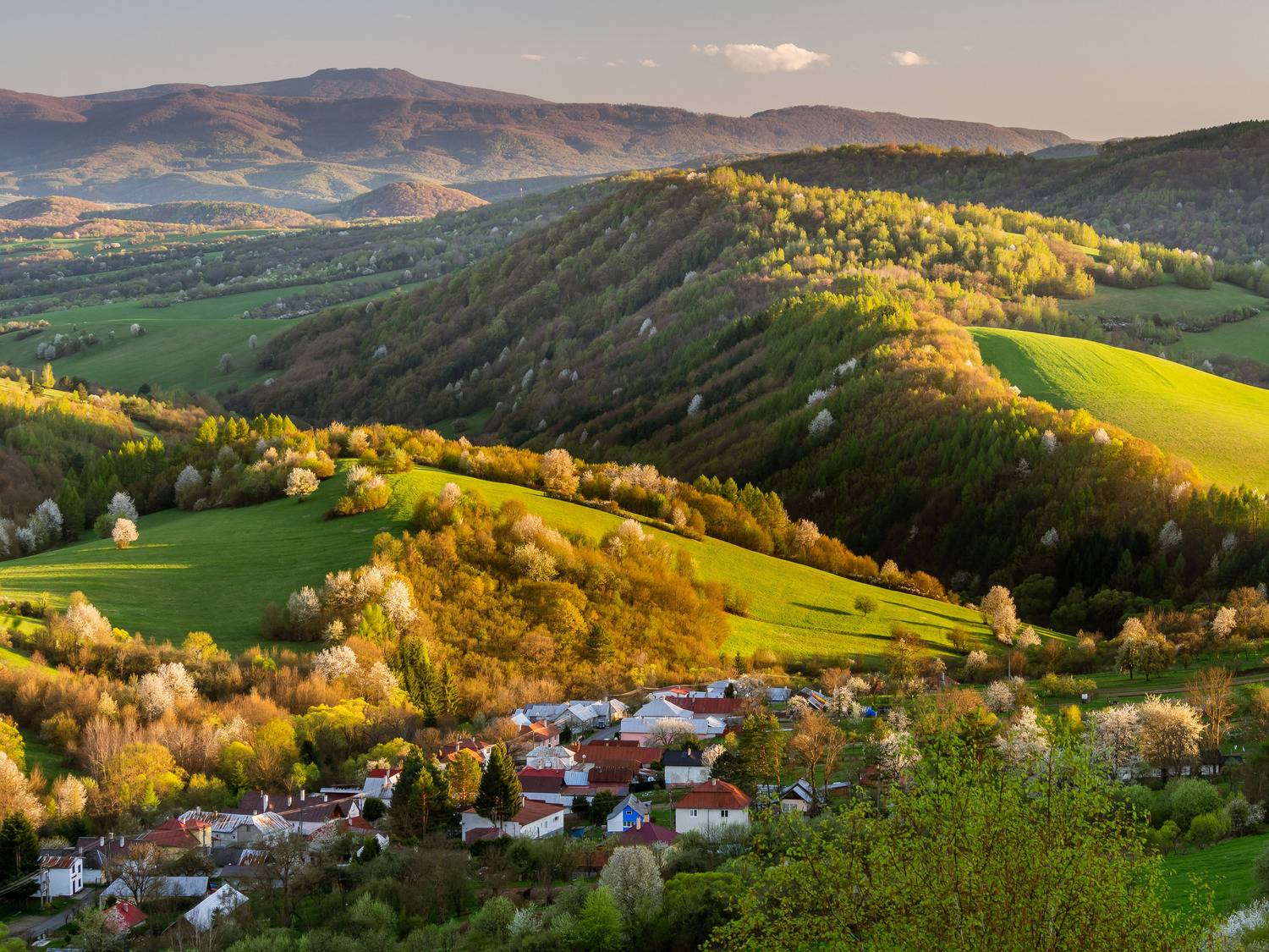 spring,sunset,landscape,slovakia,view, Slavom&iacute;r Gajdo&scaron;