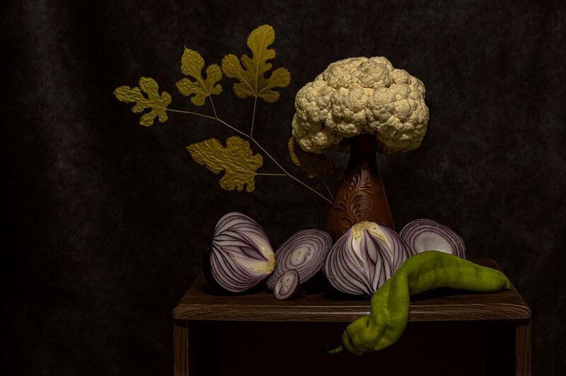 Луковый цветной. фото превью