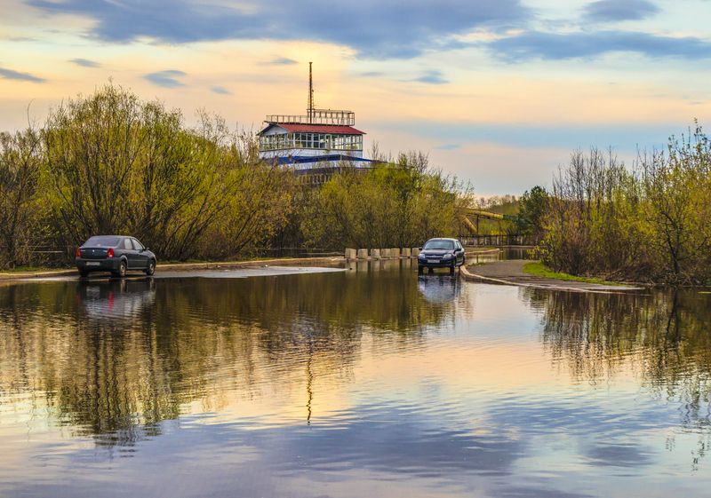 Половодье, разлив, весна Разлив фото превью