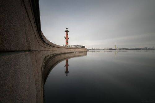 310 секунд невского ледохода у Ростральной колонны