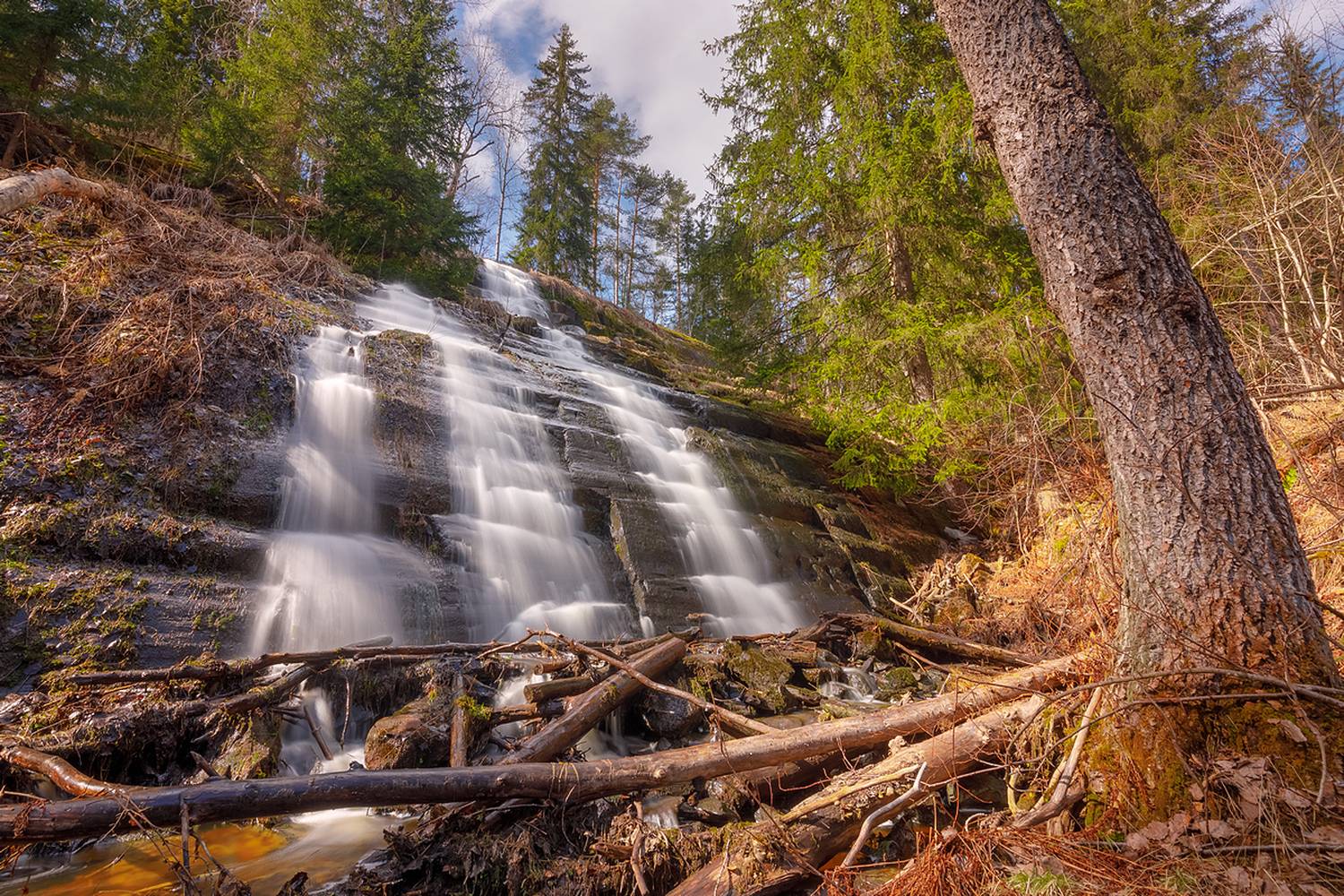 водопад, тайга, ладожские шхеры, карелия, ладога, северное приладожье, сортавала, питкяранта, русский север, северная природа, северный пейзаж, пейзажи карелии, природа карелии, фототуры по карелии, фототуры по ладоге, фототур на ладожские шхеры, Уютнов Кирилл