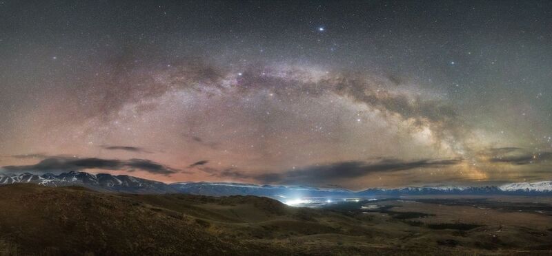 млечный путь, ночь Млечный Путь на селом Курай фото превью