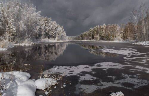 После снегопада