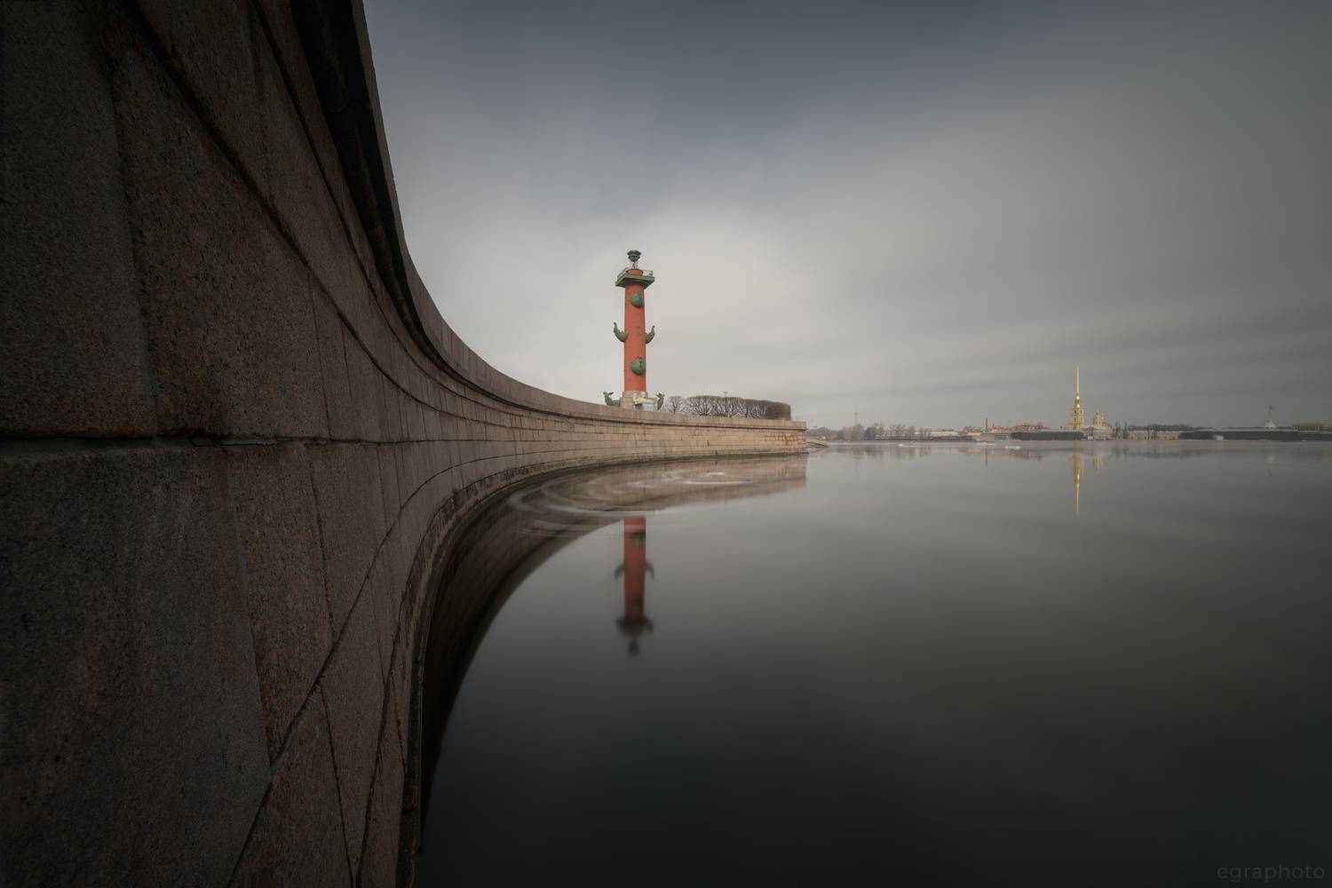 санкт-петербург, спб, россия, питер, spb, saint-petersburg, piter, russia, нева, ледоход, стрелка васильевского острова, ростральная колонна, Рябенький Александр