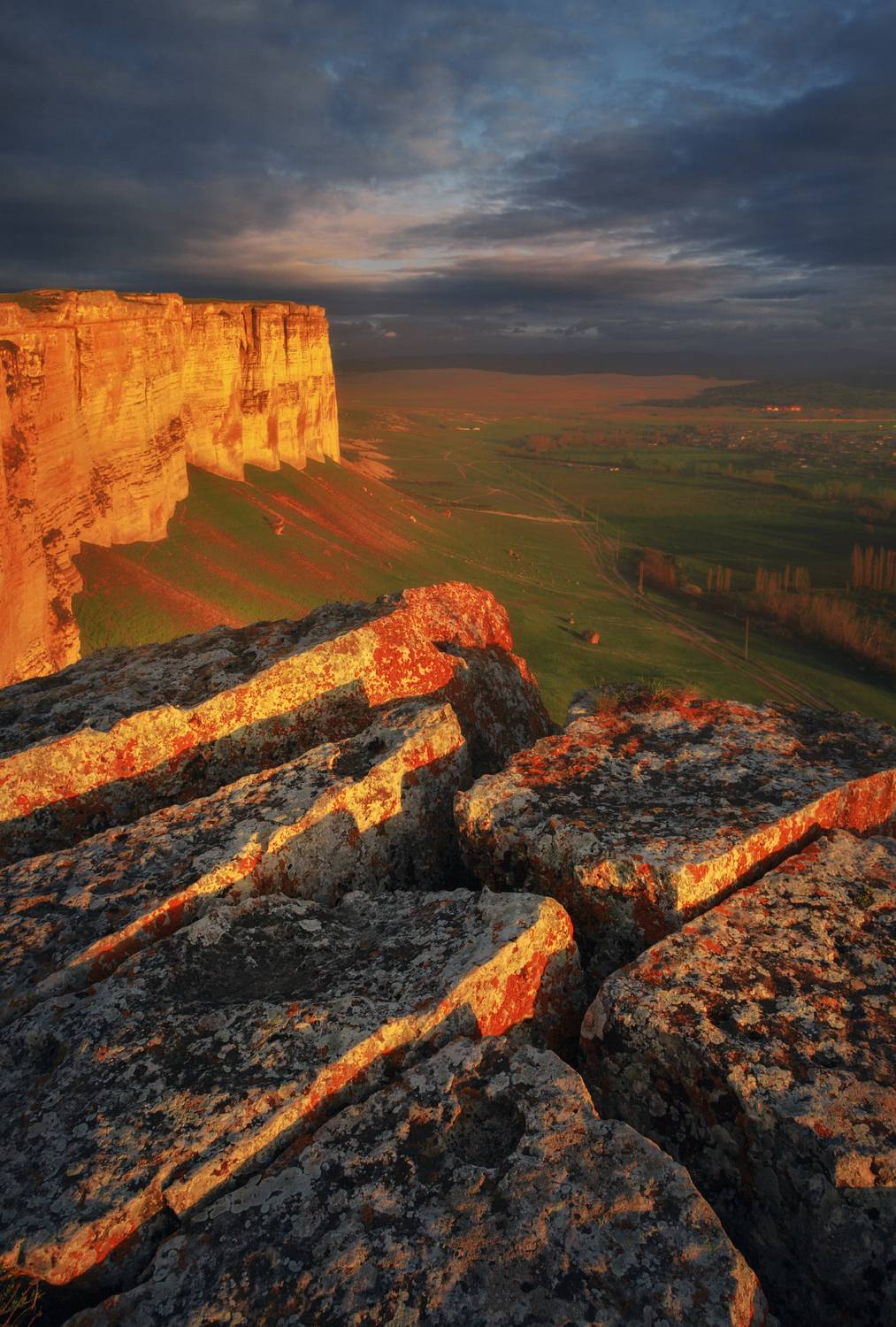 Крым республика_Крым Белая_скала Ак-Кая вечер закат весна, Шишкин Дмитрий