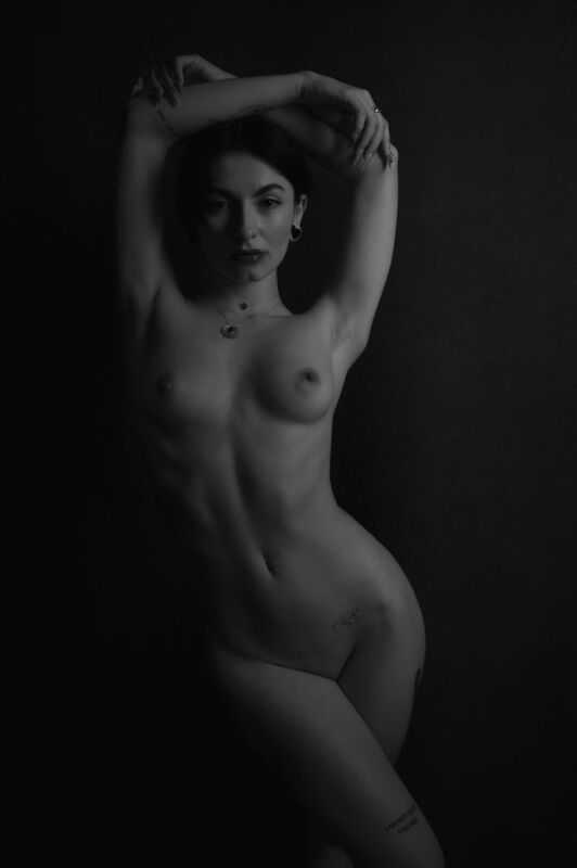 woman, nu, bnw  фото превью