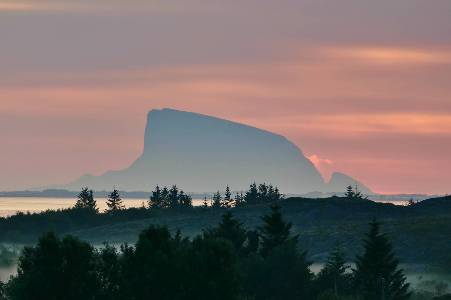 Landscapes, Norway, Helgeland, Lovund island, Sunrise, Mood, Fog, , Svetlana Povarova Ree