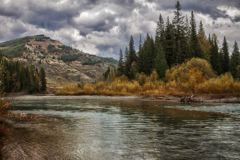 Хмурая осень . фото превью