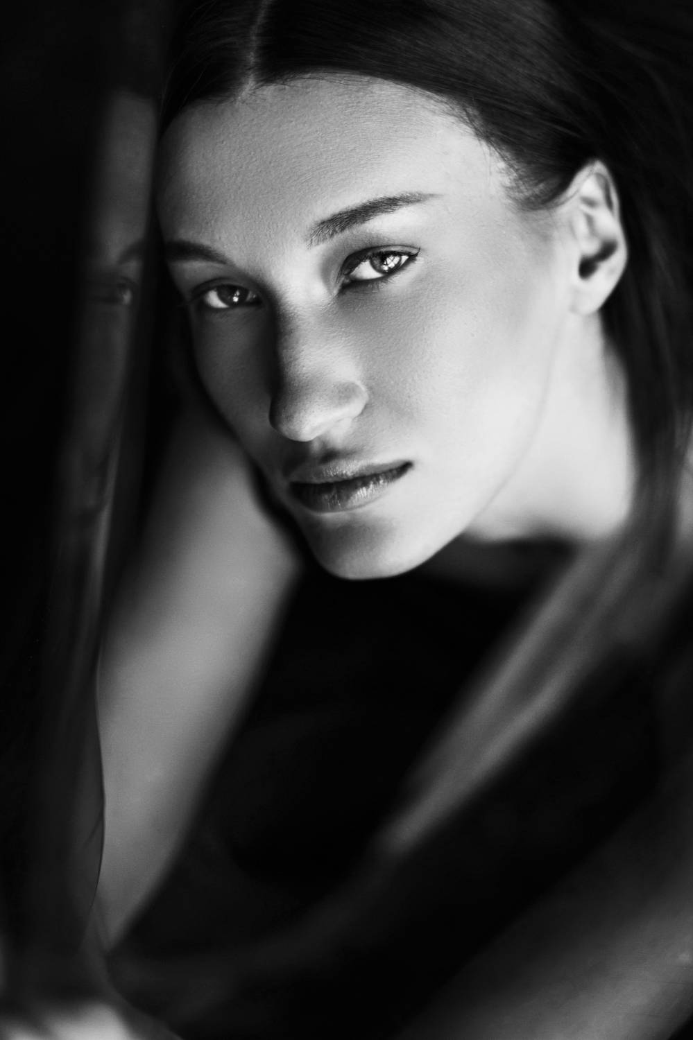 женский портрет в студии, Ольга Ажакина