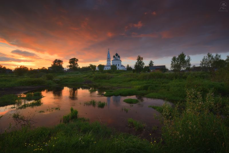 осенево, закат ОСЕНЕВО фото превью