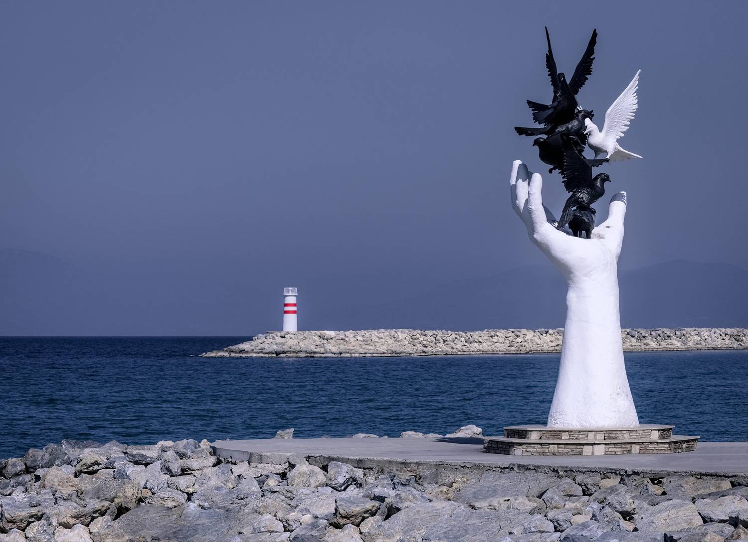 городской пейзаж, море, кушадасы, Васильев Андрей