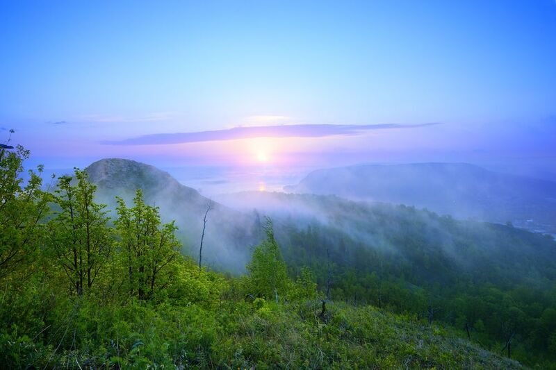 Туман крадётся. фото превью
