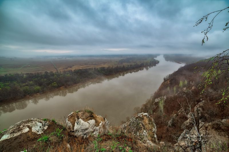 Река Белая (Агидель), весенним утром фото превью