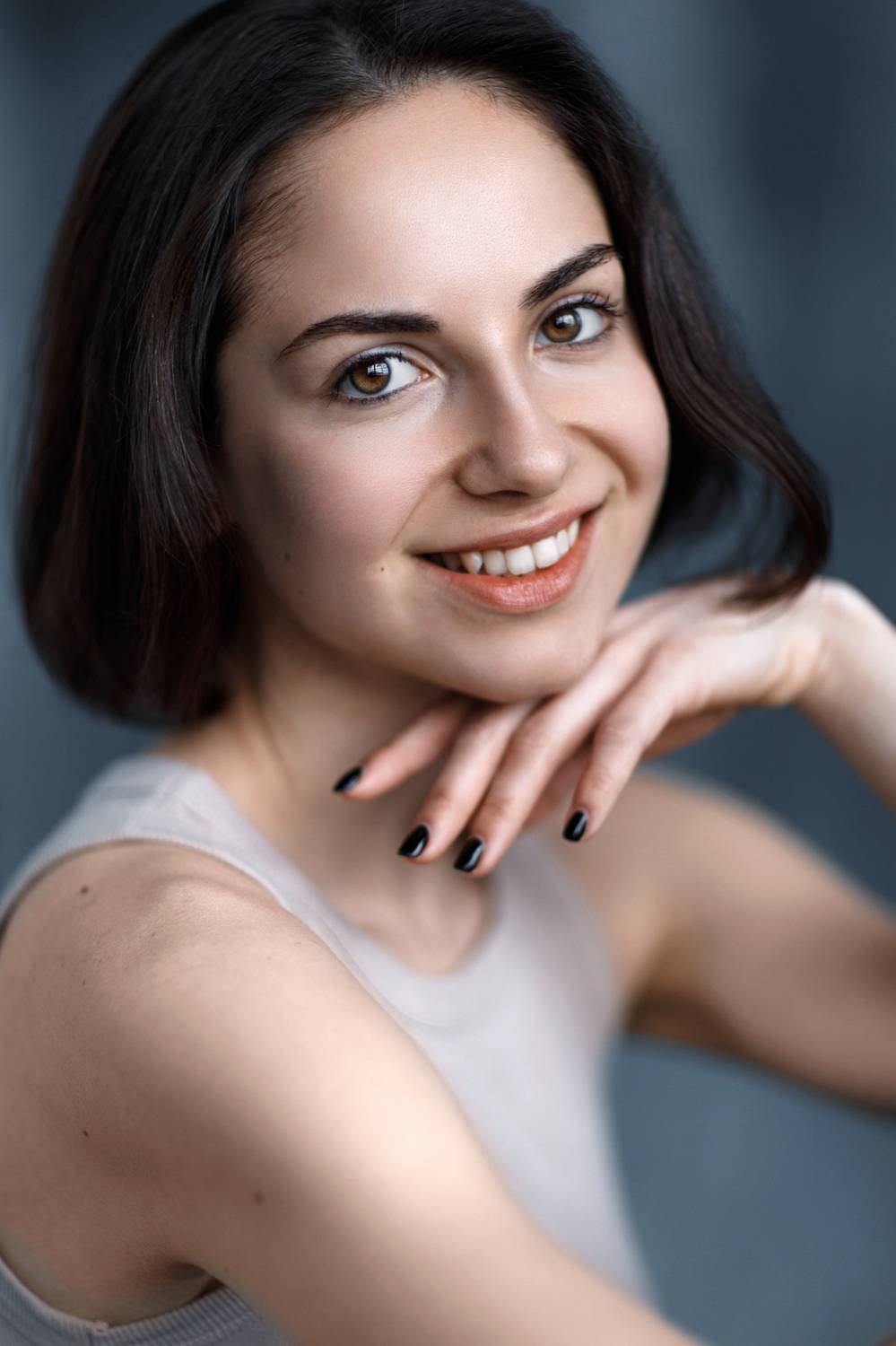 девушка взгляд портрет глаза, Герасимов Михаил