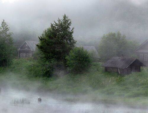 Утро в деревне