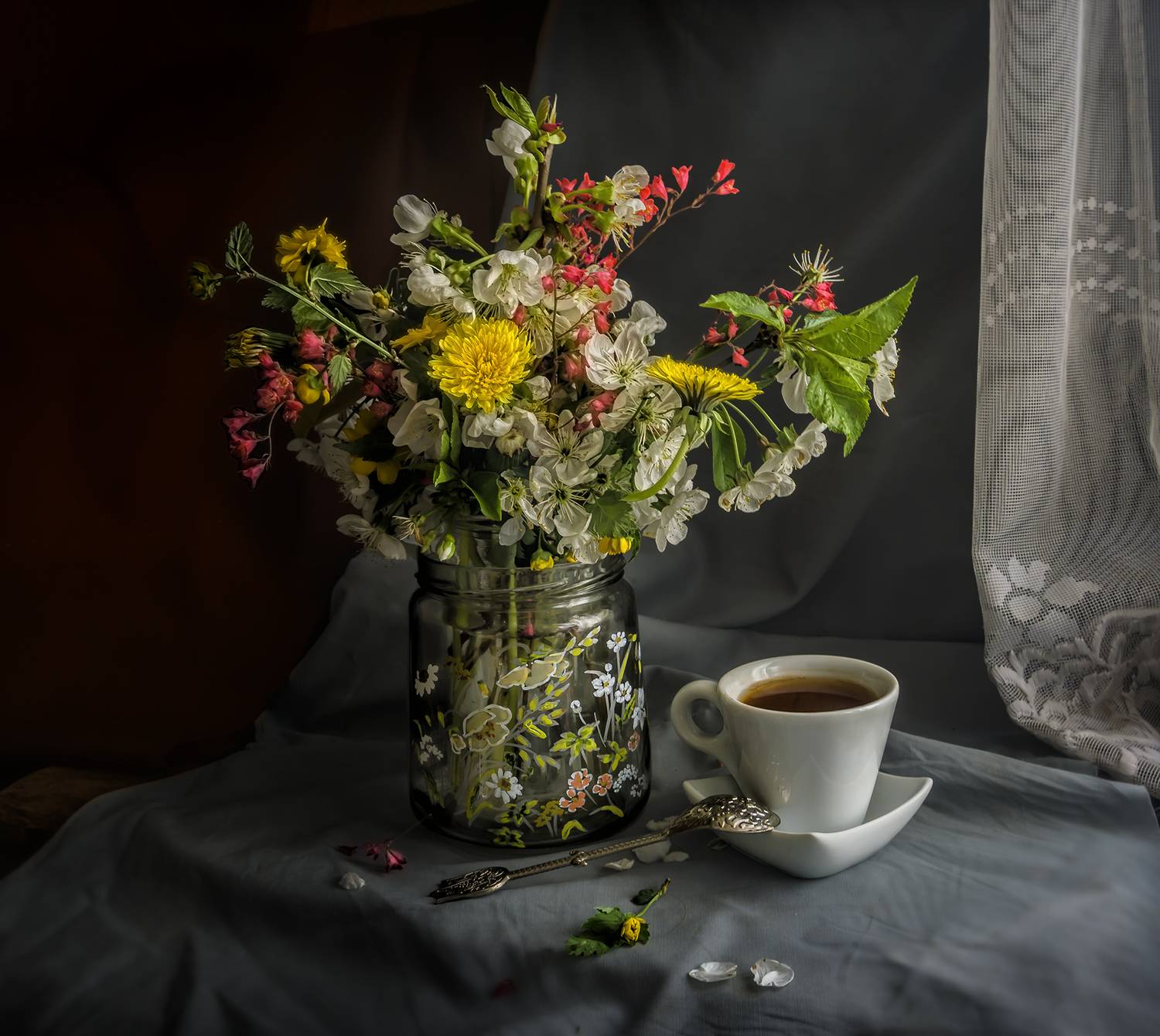 SPRING, FLOWERS, MORNING, COLOR, HOME, LIGHT, STILL LIFE, Milena Ivanova