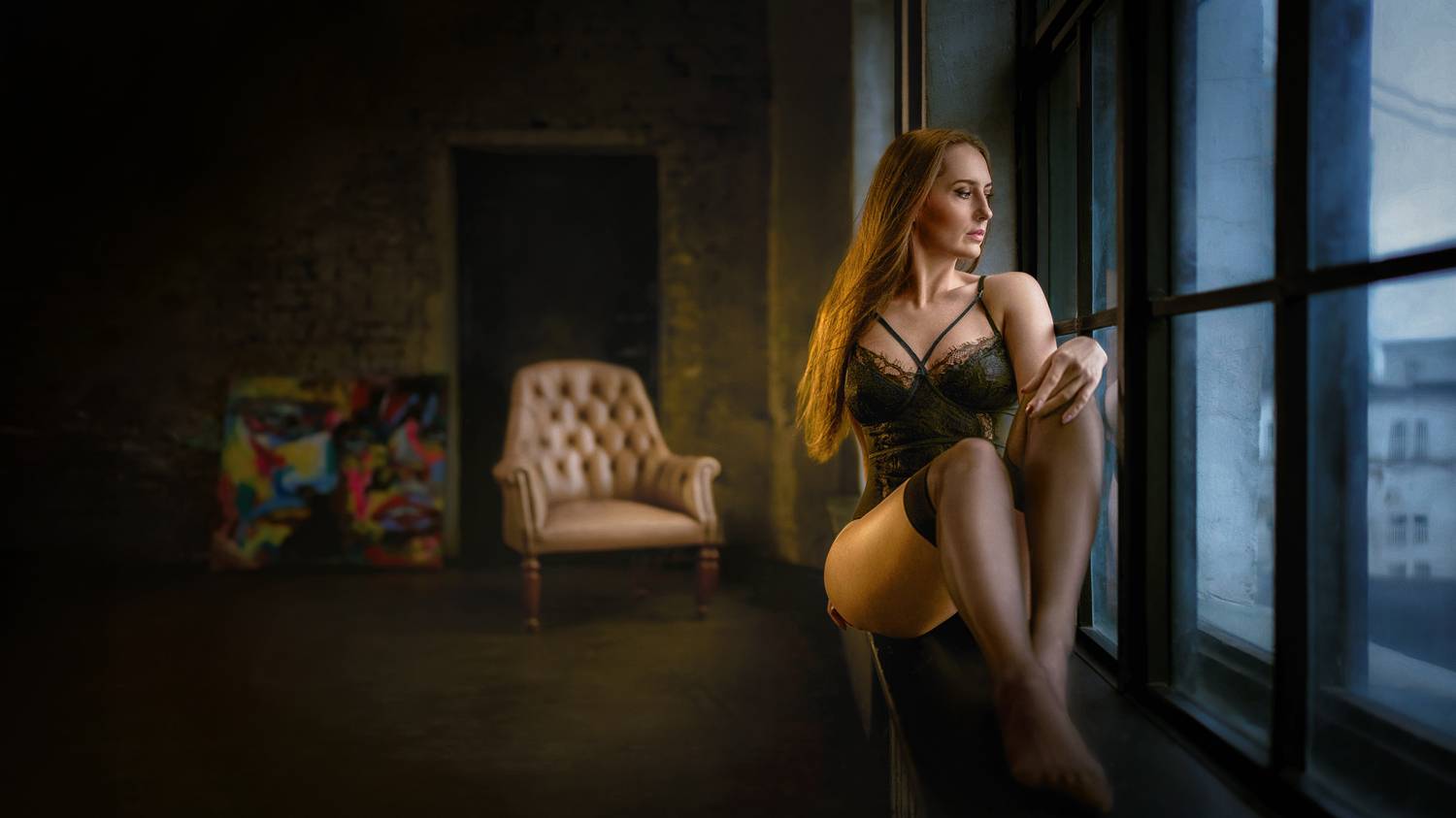 девушка стиль красота изгибы нежность взгляд свет студия страсть будуар, Юрий Захаров