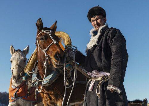 Mongolian winter ice festival