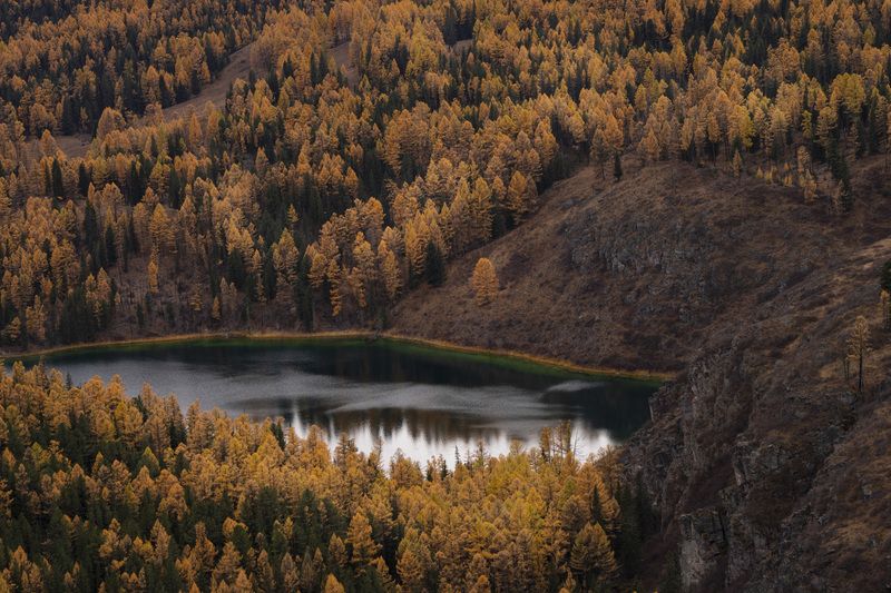алтай,озеро, горы, лес, уч-кёль, озеро уч-кёль Верхнее озеро Уч-Кёль Алтай фото превью