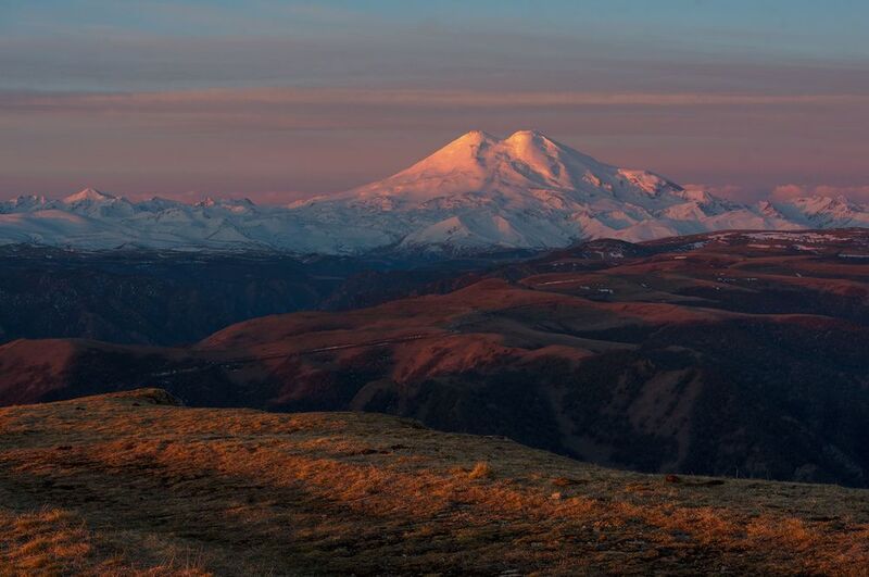 аурсентх, северное приэльбрусье, кабардино-балкария Утро в Аурсентхе фото превью