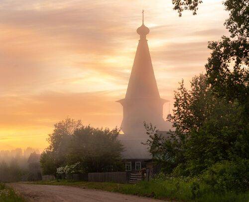 Утро в деревне