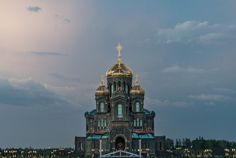 Россия, Московская область, Одинцовский городской округ, территория Парк Патриот, Главный Храм Вооружённых Сил России, Собор Воскресения Христова  фото превью