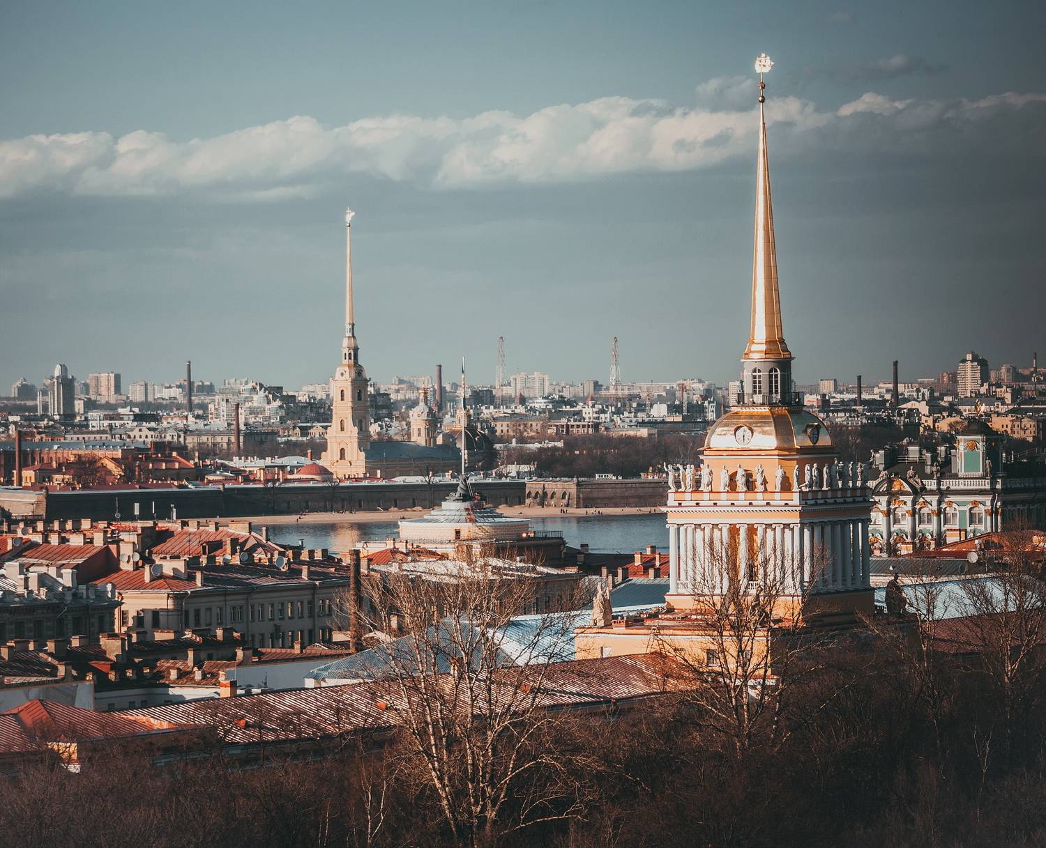 петербург, питер, золото, спб, адмиралтейство, шпиль, Владимир Кедров