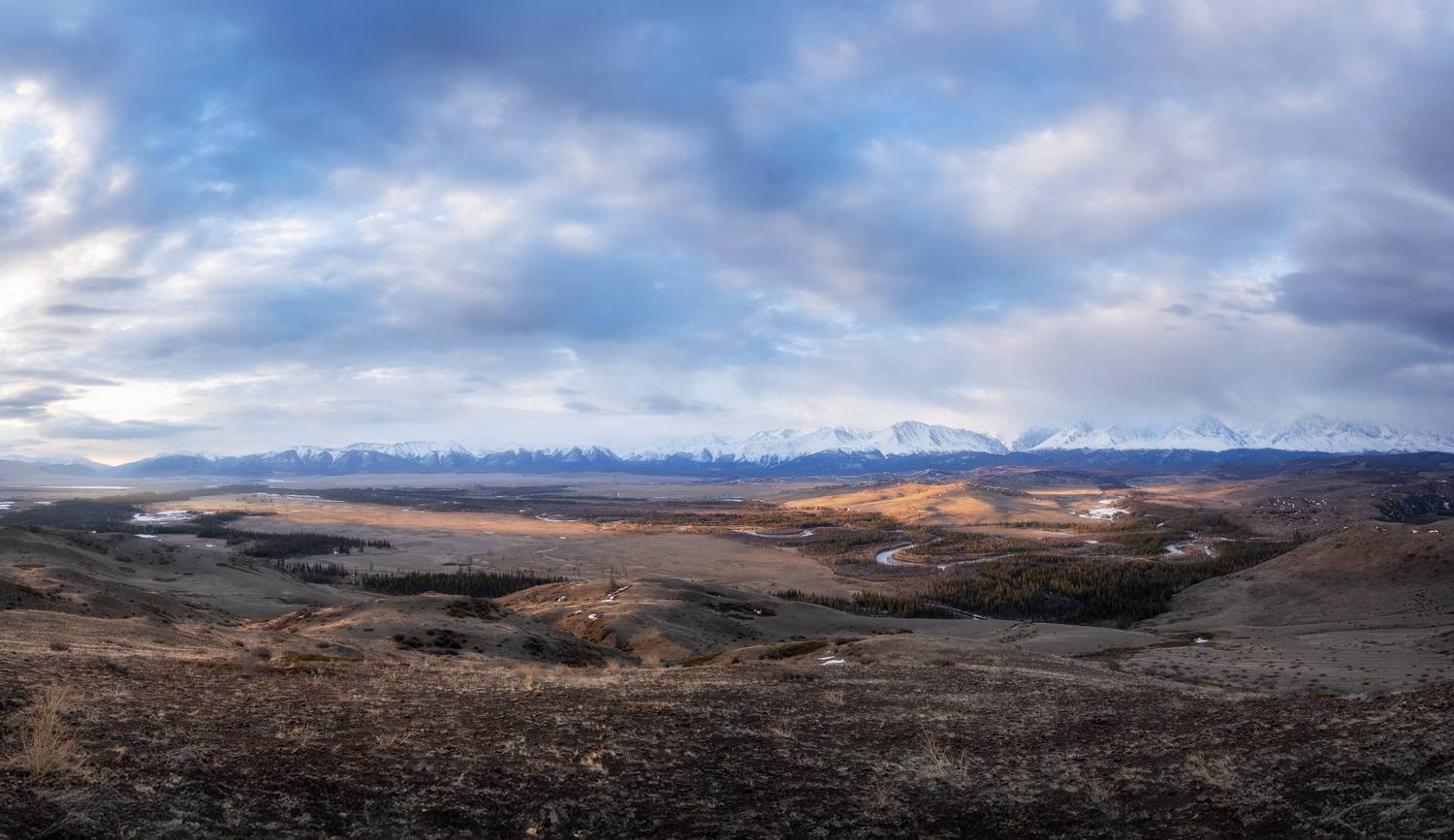 курай, республика алтай, рассвет, чуя, меандры, Нигматуллин Руслан