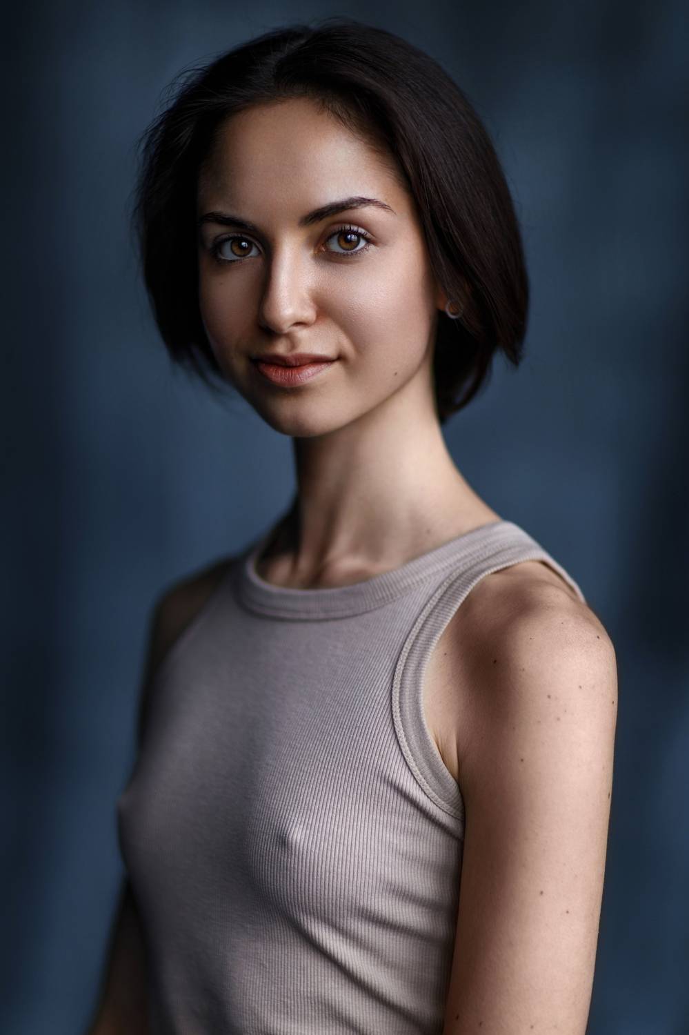 портрет, девушка, взгляд, студия, Герасимов Михаил