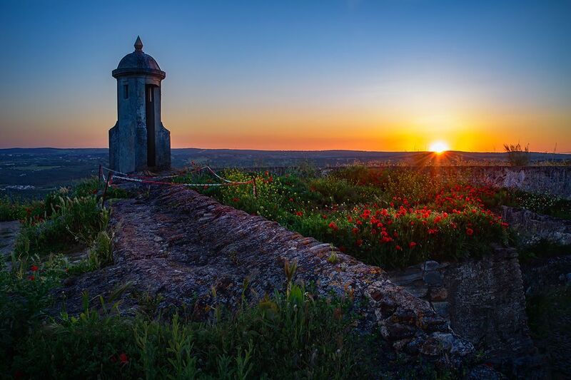fortress, sunset Fortress at sunset фото превью