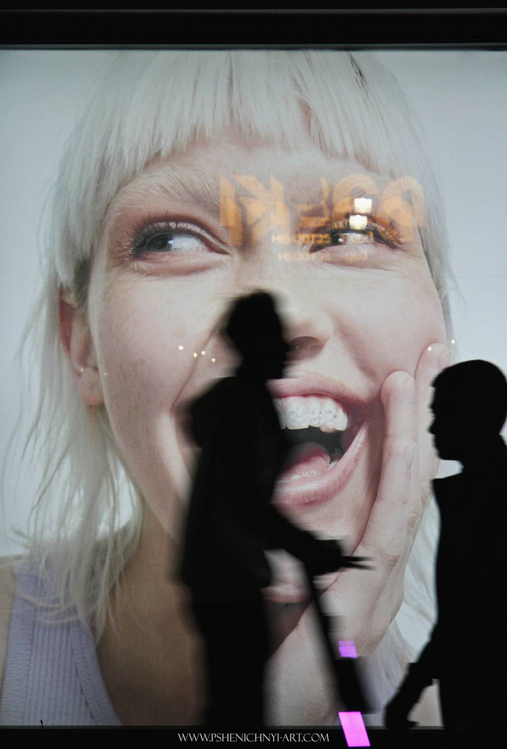 город, пространство, отражение, силуэт, витрина, минимализм, ночной город, концепт, Пшеничный Андрей