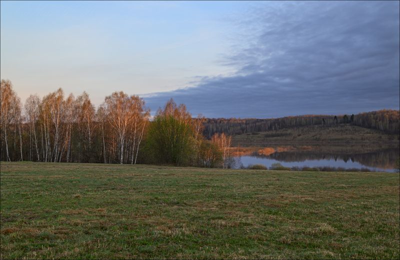 Когда серая весна переходит в  начало зелёной весны фото превью