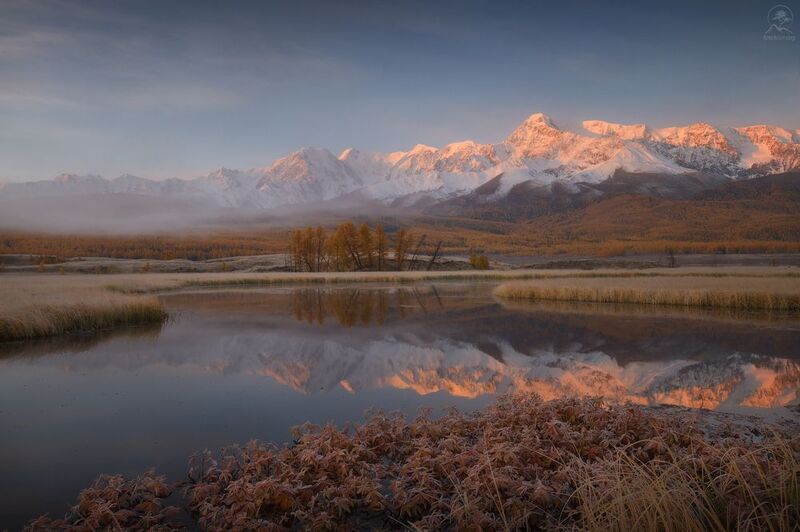 алтай, фототур по алтаю, осень, горы, горный алтай, республика алтай, джангысколь, ештыкель ПЕРВЫЕ ЛУЧИ фото превью