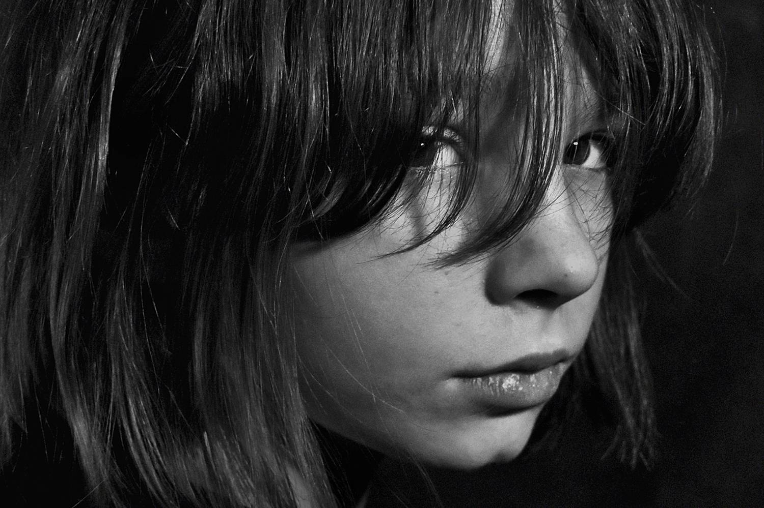 портрет, ребёнок, чб, глаза, апатиты, Николай Смоляк