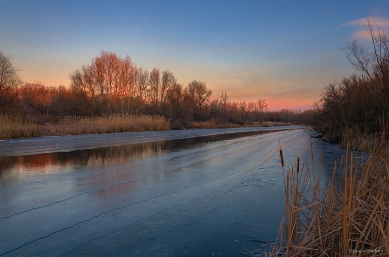 река урал, орск, осень, природа *** фото превью