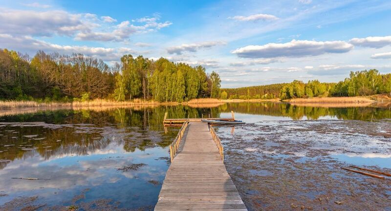 озеро весна Весенние озёра. фото превью