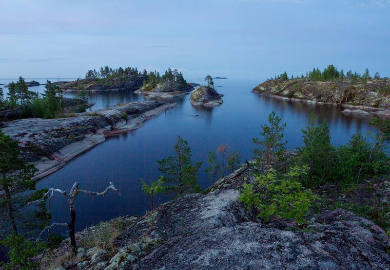 Белая ночь на Ладоге фото превью