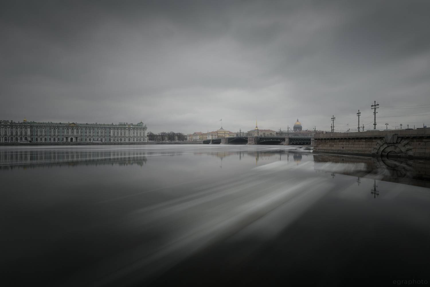 санкт-петербург, спб, россия, питер, spb, saint-petersburg, piter, russia, нева, ледоход, исаакиевский собор, главное адмиралтейство, эрмитажный мост, Рябенький Александр