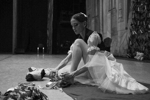 Прима балета Ксениея Пухловская перед \