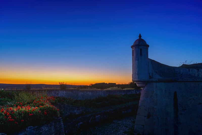 fortress, sunset, вечер, Тихий вечер, яркий финал фото превью