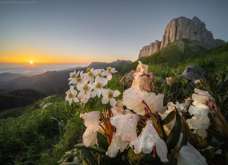 тхач, большой тхач, фототур, яковлевфототур, кавказ, адыгея Рассвет у Восточного Ачешбока фото превью