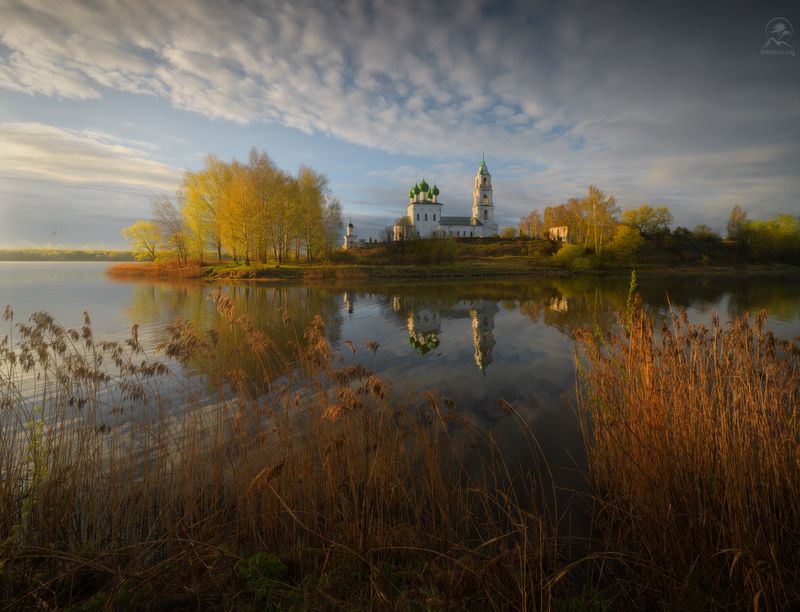 рассвет, весна, река, храм, фототуры 2025 Рассвет на Волге фото превью